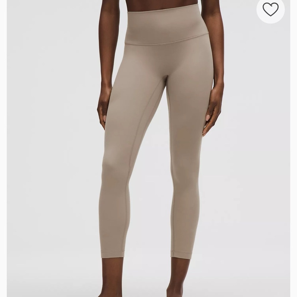 lululemon athletica High-Rise Crop Leggings in Taupe